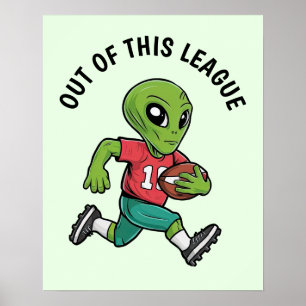 サッカーエイリアン ポスター