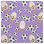 サッカーエッグヘッド模様 ファブリック (見本)