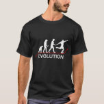サッカーエボリューションTシャツ Tシャツ<br><div class="desc">サッカーのTシャツとサッカーのギフト、サッカー選手、コーチ、サッカーのママとパパのための!</div>