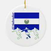 サッカーエルサルバドル セラミックオーナメント (裏面)