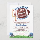 サッカーオムツパーティー 招待状 (正面)