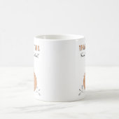 サッカーオレンジ色のカボチャで感謝祭 コーヒーマグカップ (中央)