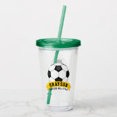 サッカーオールスター アクリルタンブラー (裏面)