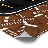 サッカーカスタマイズスコアボード ポスター (角)