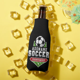 サッカーカスタマイズADD文字Varsityチームプレーヤー ボトルクーラー