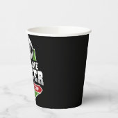 サッカーカスタマイズADD文字Varsityチームプレーヤー 紙コップ (左)