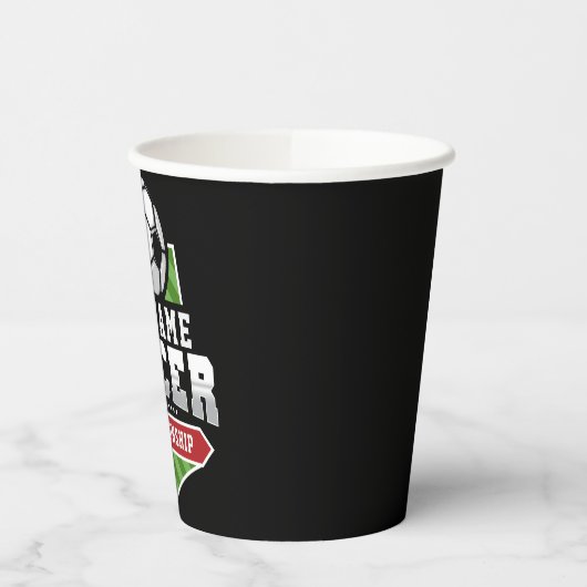 サッカーカスタマイズADD文字Varsityチームプレーヤー 紙コップ (左)