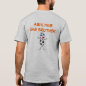 サッカーカスタムのビッグブラザー Tシャツ (裏面)