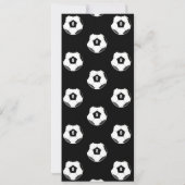 サッカーカスタムイベントチケット誕生日 招待状 (裏面)