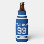 サッカーカスタムジャージー州番号アスレチックストライプ選手 ボトルクーラー (ボトル正面)