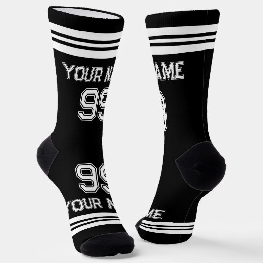 サッカーカスタムジャージ番号付きメンズソックス ソックス (傾斜あり)