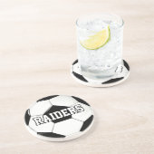 サッカーカスタムチーム、選手の名前または文字スポーツ コースター (側面)