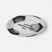 サッカーカスタムパーティースポーツ宴会紙プレート ペーパープレート (アングル)