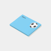 サッカーカスタムボールはパーソナライズにノートをポスト ポストイット (アングル)