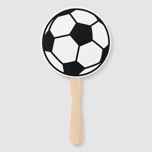 サッカーカスタムボール誕生日パーティーの写真ハンドファン ハンドファン (正面)