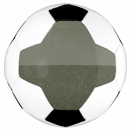 サッカーカスタムボール – Horizontal Split Moss Green サッカーボール (正面)