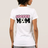 サッカーカスタムママNrそれが私の女の子 Tシャツ (裏面)
