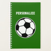 サッカーカスタム選手とコーチのスパイラルプランナー プランナー手帳 (正面)