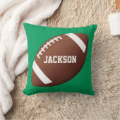 サッカーカスタム選手の選手/チーム名または文字 クッション (ブランケット)