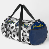 サッカーカスタム/サッカーのチームスピリット ダッフルバッグ (右コーナー)