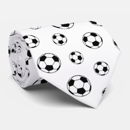 サッカーカッコいいのサッカーボールをタイル張り ネクタイ
