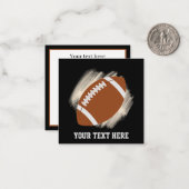 サッカーカッコいいスポーツ追加文字 ノートカード (正面/裏面インサイチュ)