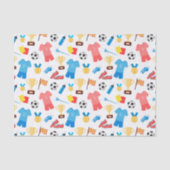 サッカーカッコいい愛好家はパーティーをタイルで並べる  薄葉紙 (正面)