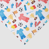 サッカーカッコいい愛好家はパーティーをタイルで並べる  薄葉紙 (詳細)