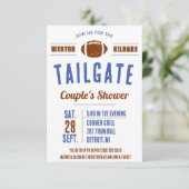 サッカーカップルのブライダルシャワーインヴィット 招待状 (スタンド正面)