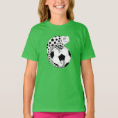 サッカーカメレオン Tシャツ (正面)
