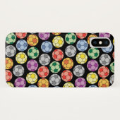 サッカーカラフルパターンのケースメイトiPhoneケース Case-Mate iPhoneケース (裏面(横))