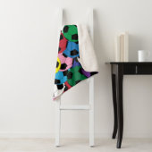 サッカーカラフルボールコラージュ シェルパブランケット (インサイチュ)