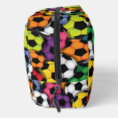 サッカーカラフルボールデザインDoppキットトイレタリーバッグ ドップキット (右)