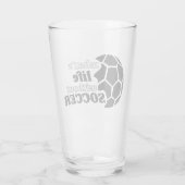 サッカーガラスビール タンブラーグラス (裏面)