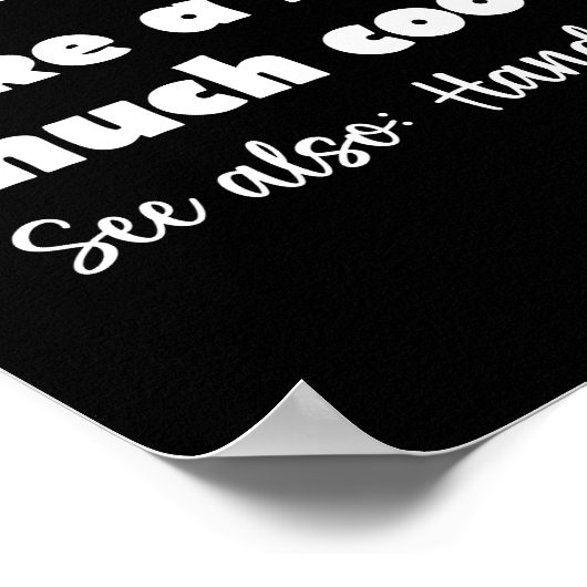 サッカーガールのおもしろい定義 ポスター (角)