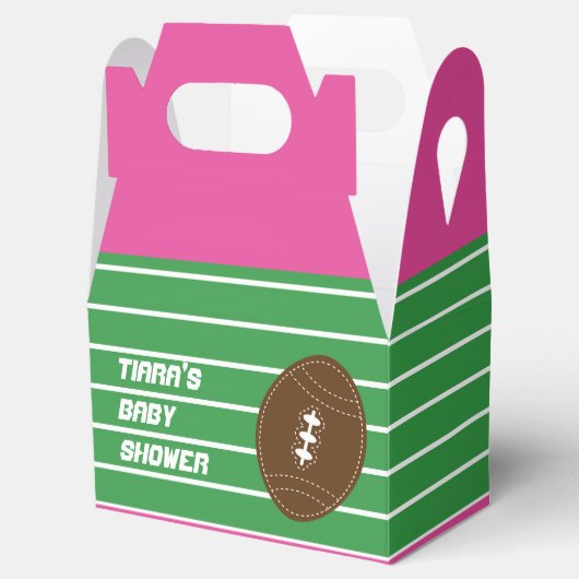 サッカーガールズピンクの誕生日パーティーお願いボックス フェイバーボックス (オープン)