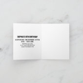 サッカーガールバースデーパーティー，サッカー選手ギフト 招待状 (内部)