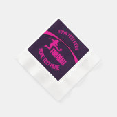 サッカーガールプレーヤー，チーム，誕生日ガールギフト 縁ありカクテルナプキン (角)