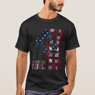 サッカーガール7th誕生日ガールサッカー2016 tシャツ
