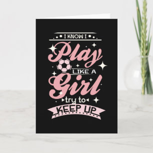 サッカーガール カード