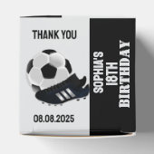 サッカーガール、サッカー選手ギフト、誕生日Favo フェイバーボックス (上部)