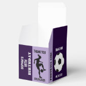 サッカーガール、サッカー選手ギフト、誕生日Favo フェイバーボックス (オープン)