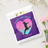 サッカーガール「ハッピーバースデー」ハート フェイバーバッグ (封をした状態)