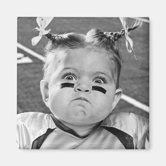 サッカーガール マグネット (正面)