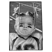 サッカーガール ミディアムペーパーバッグ (裏面)