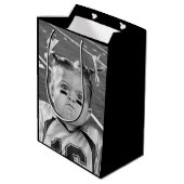 サッカーガール ミディアムペーパーバッグ (裏面アングル)