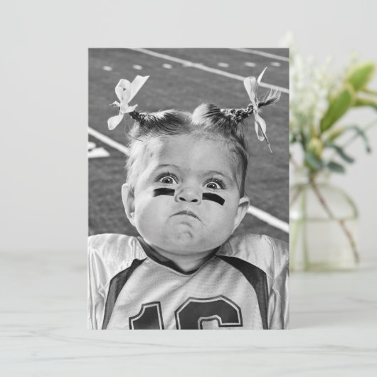 サッカーガール 招待状 (スタンド正面)