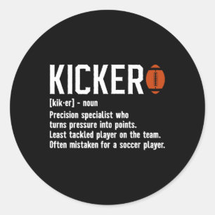 サッカーキッカー定義キッカーサッカープラセキ ラウンドシール