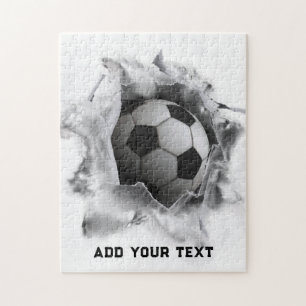 サッカーキック ジグソーパズル