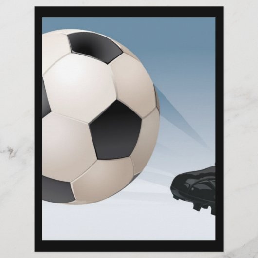 サッカーキック チラシ (正面)